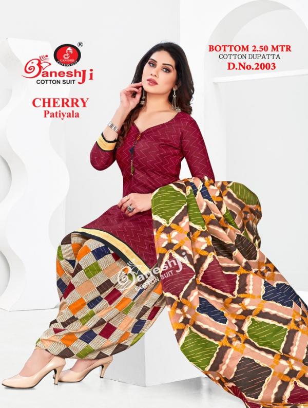 Ganeshji Cherry Vol-2 Indo Cotton Designer Dress Material